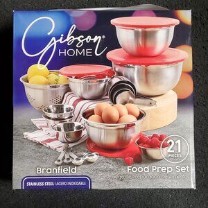 Brand New Gibson 21 pc.  Kitchen Prep Bowl Set - Branfield